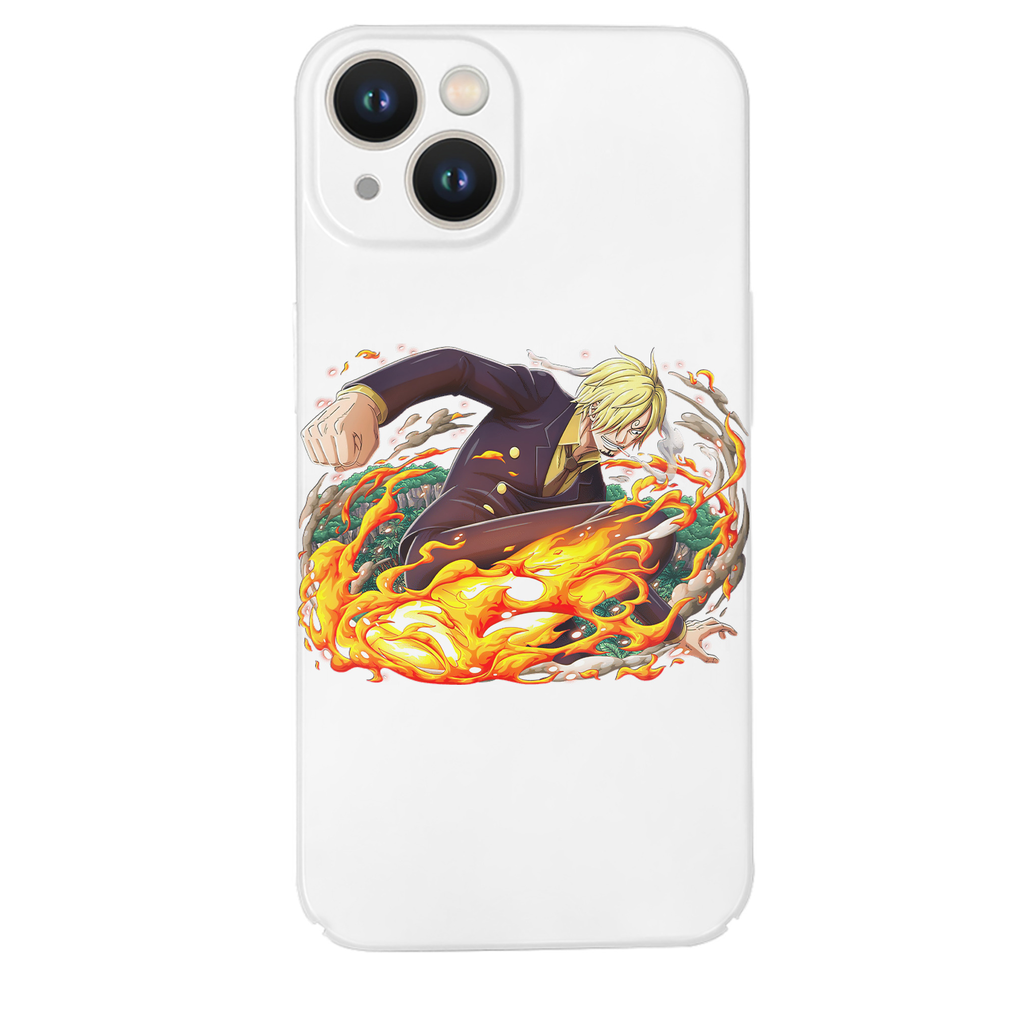 （画像用） ワンピース サンジ ONE PIECE Sanji 【iPhone 14シリーズ対応】ハードケース